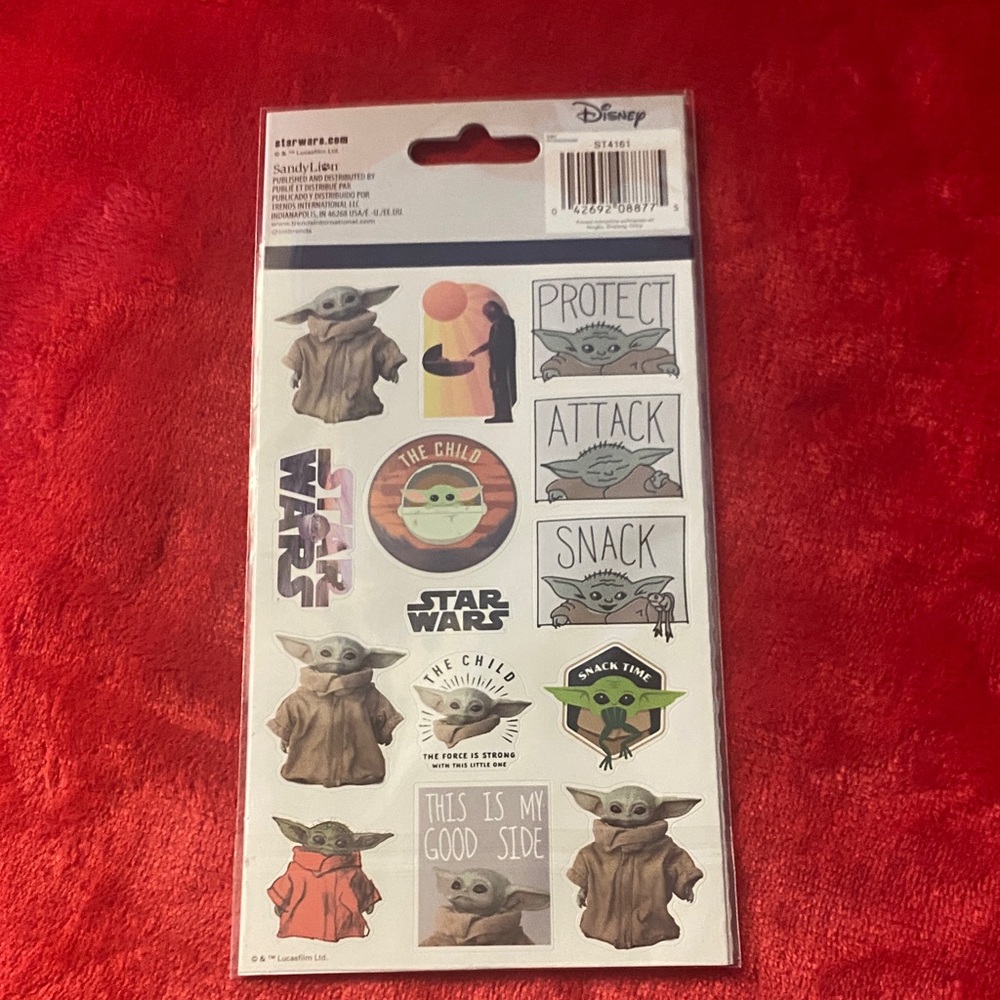 Star Wars Mandalorian Card Game and Sticker Set with Green and Black - Picture 11 of 12